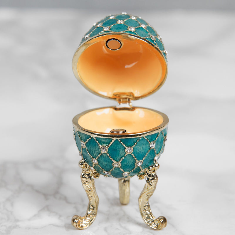 Treasured Trinkets - Small Egg Light Turquoise