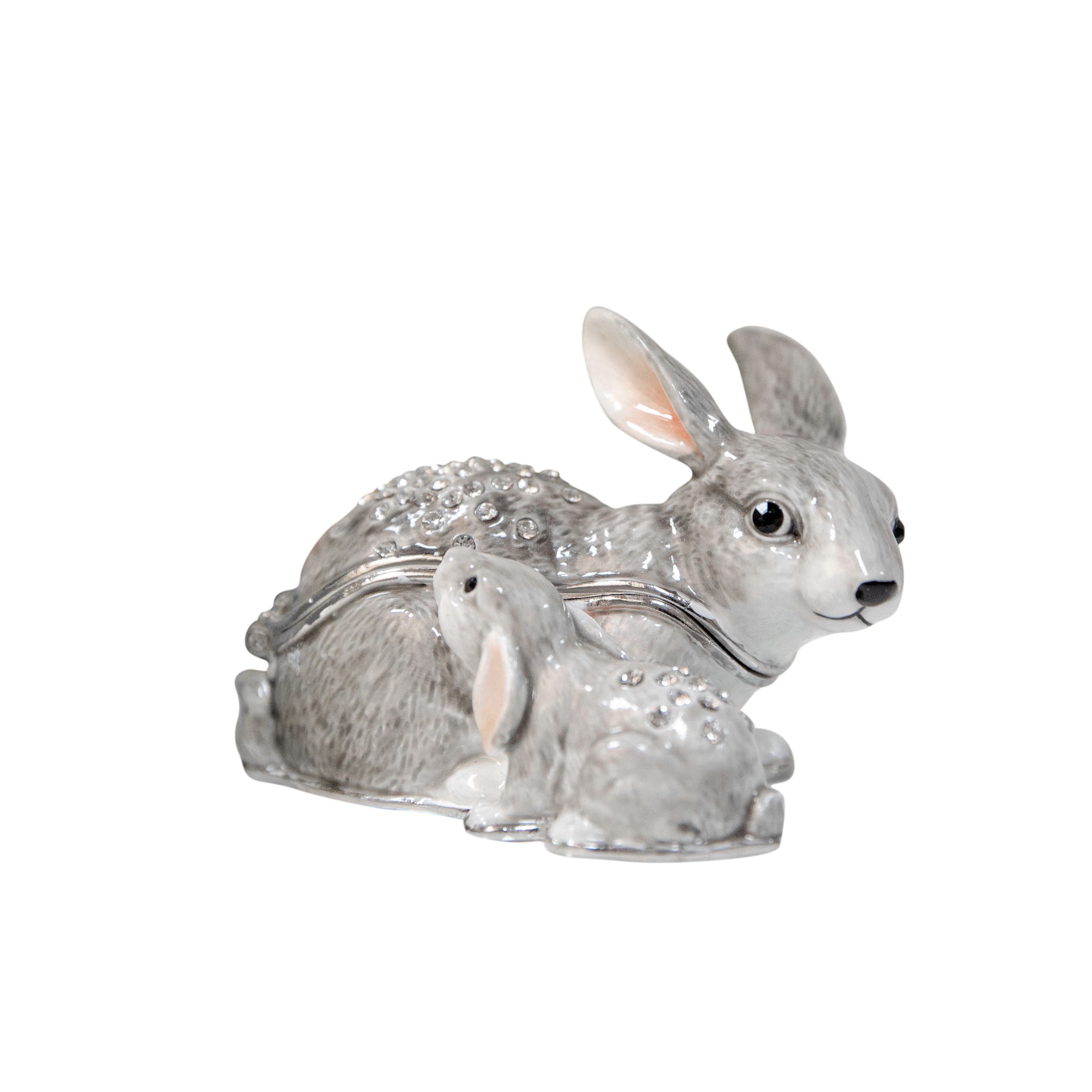 Treasured Trinkets - Rabbit with Baby