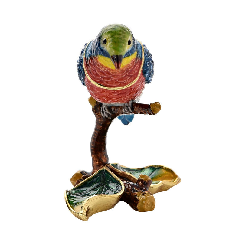 Treasured Trinkets - Blue and Red Bird on Branch