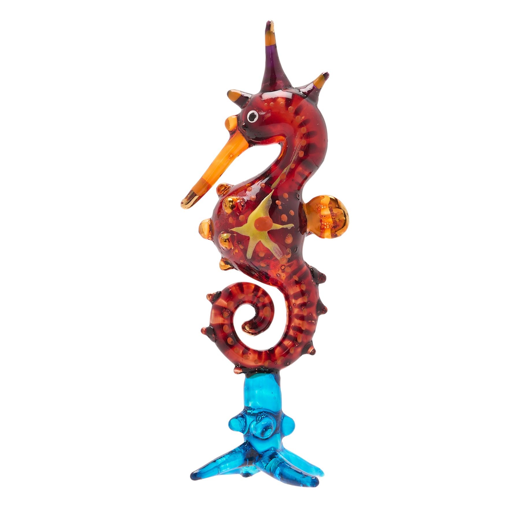 Glass Figurine - Seahorse 8cm