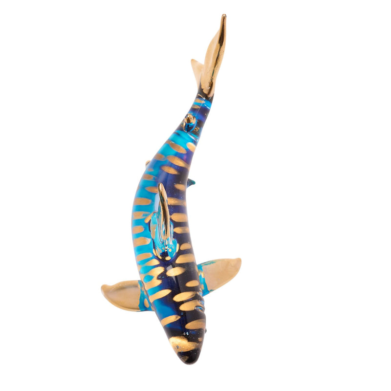 Glass Figurine - Shark 8cm