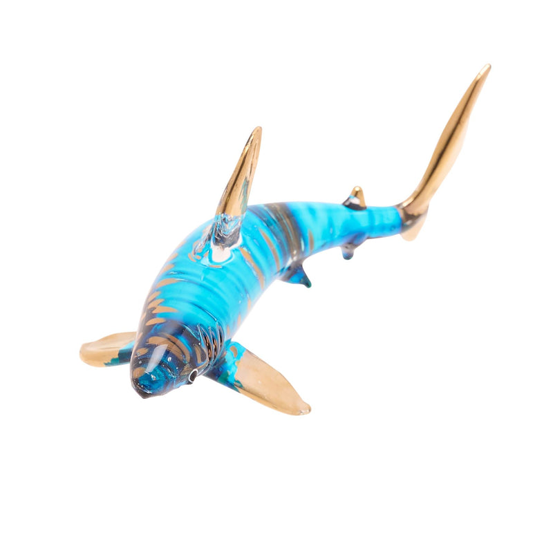 Glass Figurine - Shark 8cm