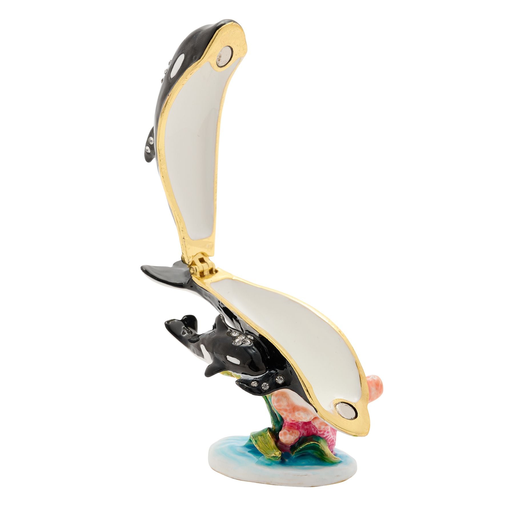 Treasured Trinkets - Mother & Baby Orca Whale