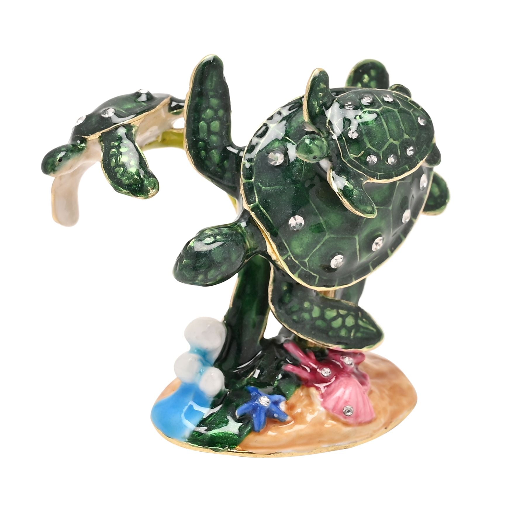 Treasured Trinkets - Coral Turtle