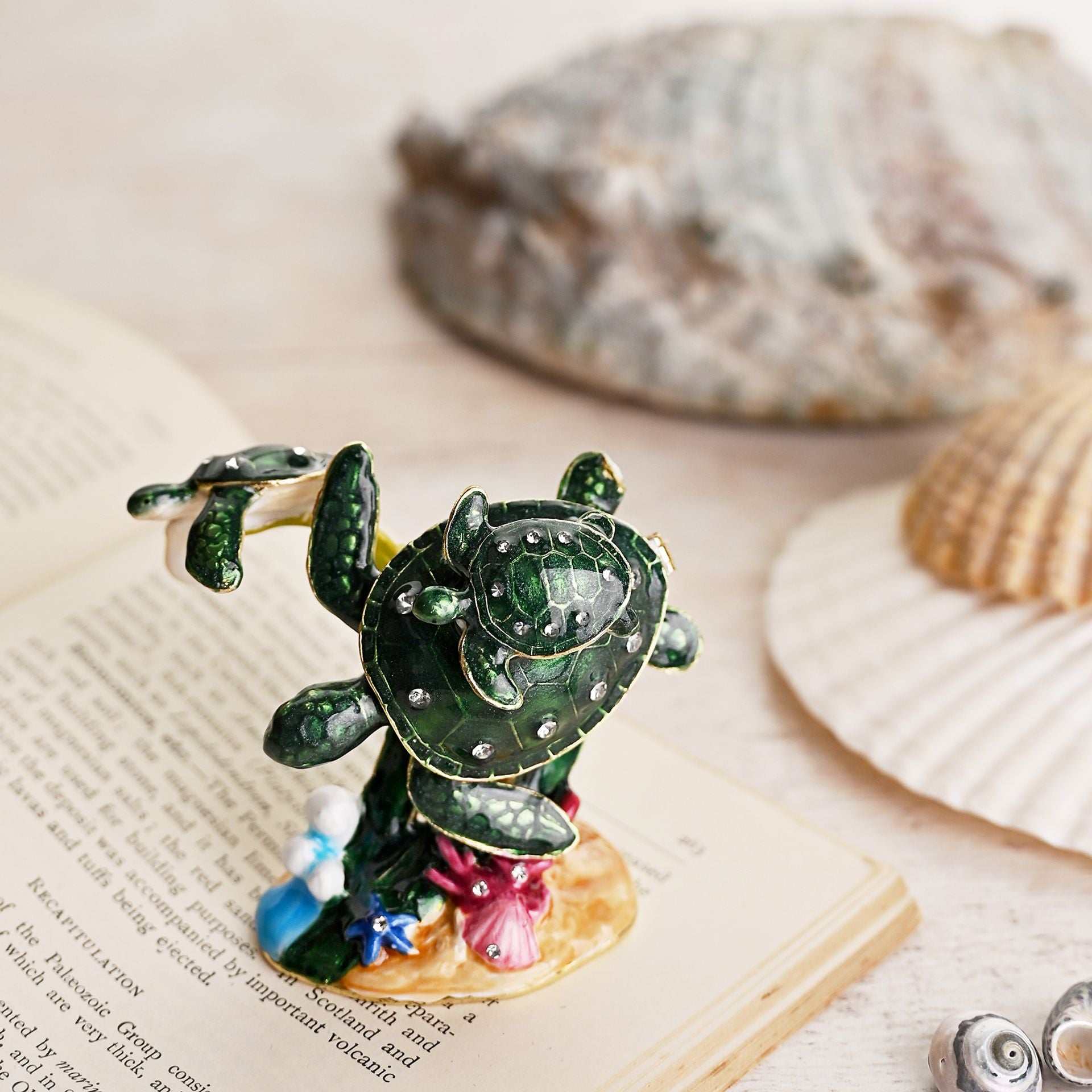 Treasured Trinkets - Coral Turtle