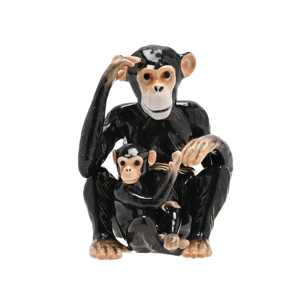 Treasured Trinkets - Chimpanzee & Baby