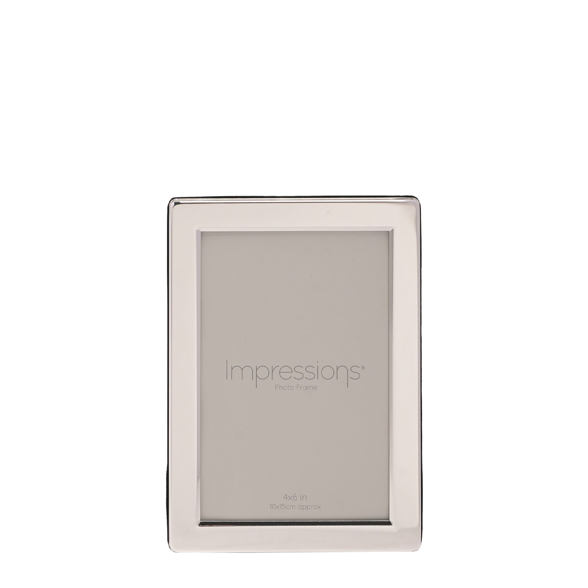 Silverplated Photo Frame Flat Edge - 4" x 6"