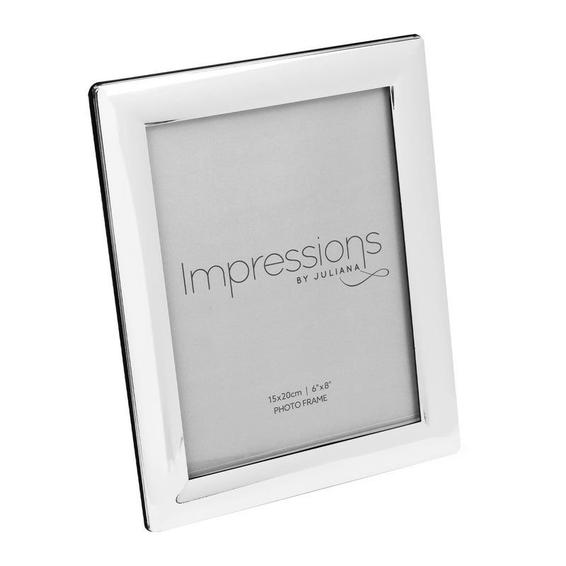 Silverplated Photo Frame Curved Edge - 6" x 8"