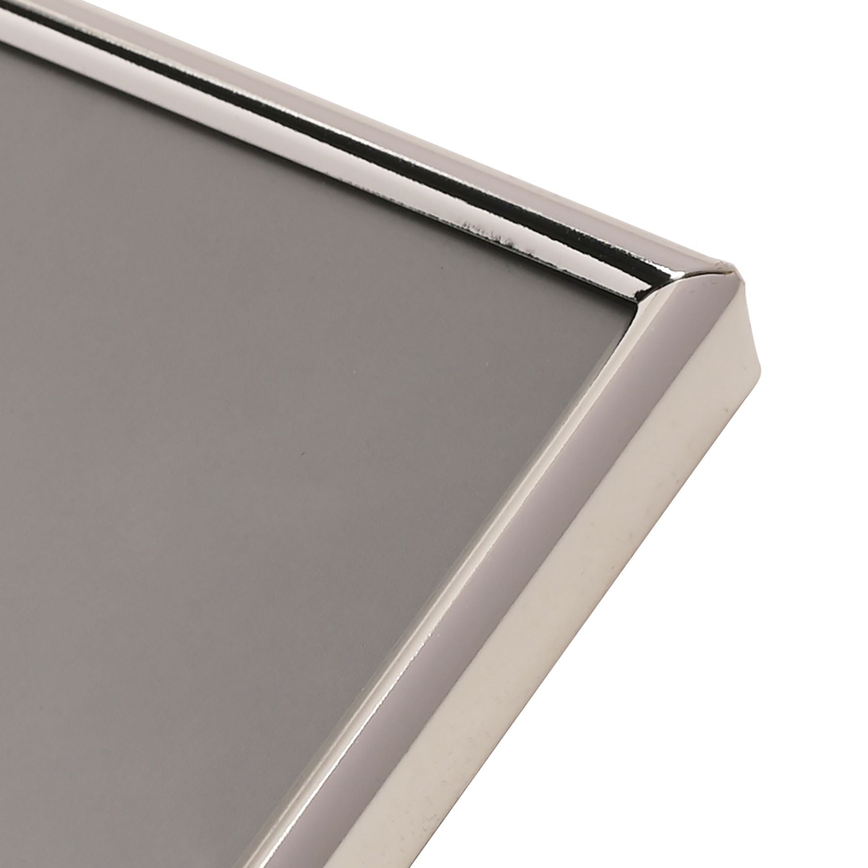 Oblong Silverplated Photo Frame - Slim Plain A4 Size