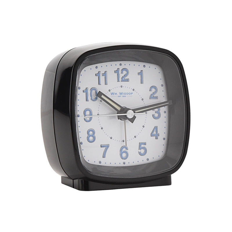 Hometime Cushion Shape Alarm Clock Sweep/Cres Black
