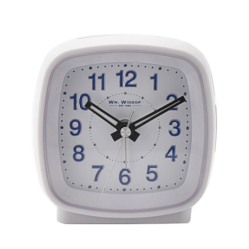 Hometime Cushion Shape Alarm Clock Sweep/Cres White