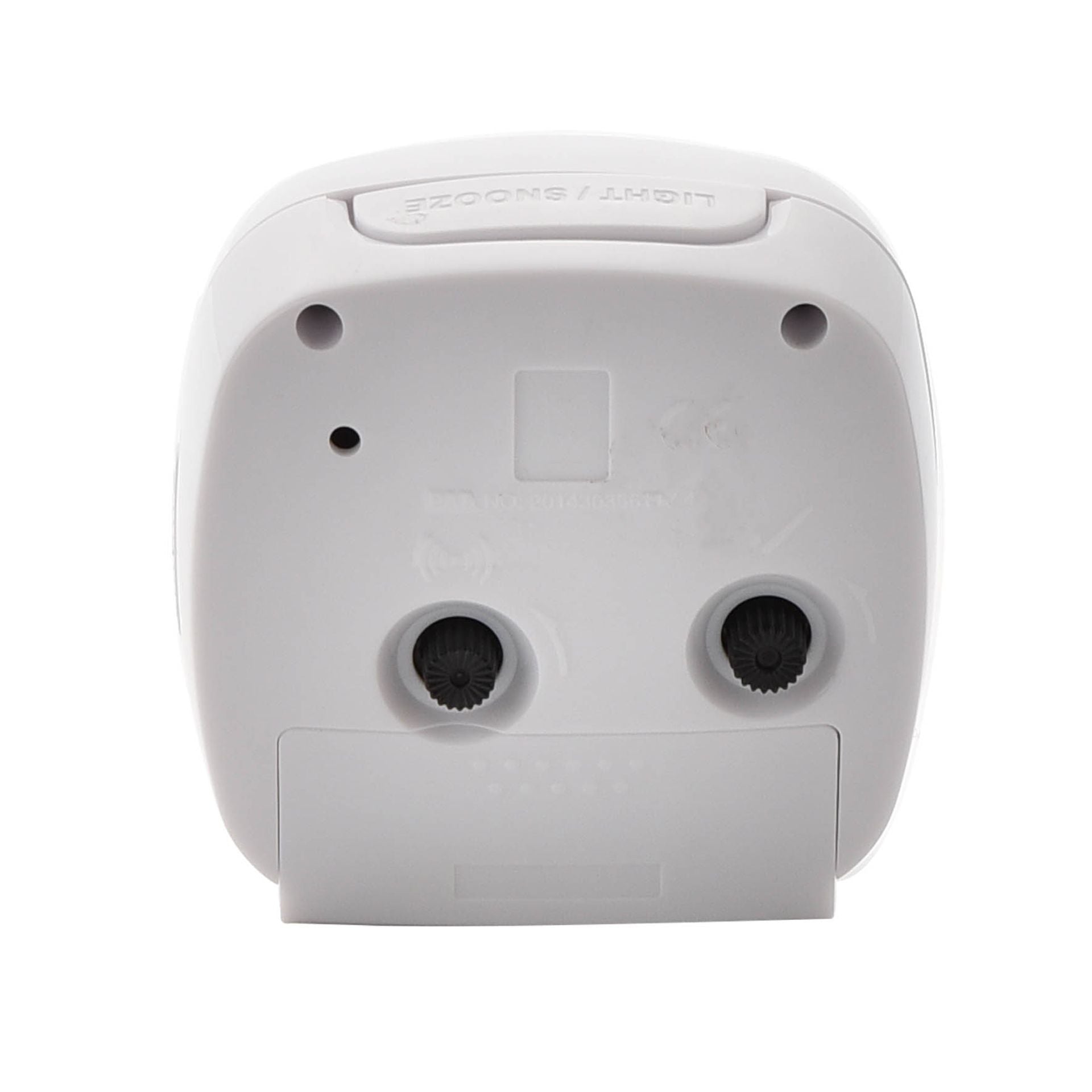 Hometime Cushion Shape Alarm Clock Sweep/Cres White