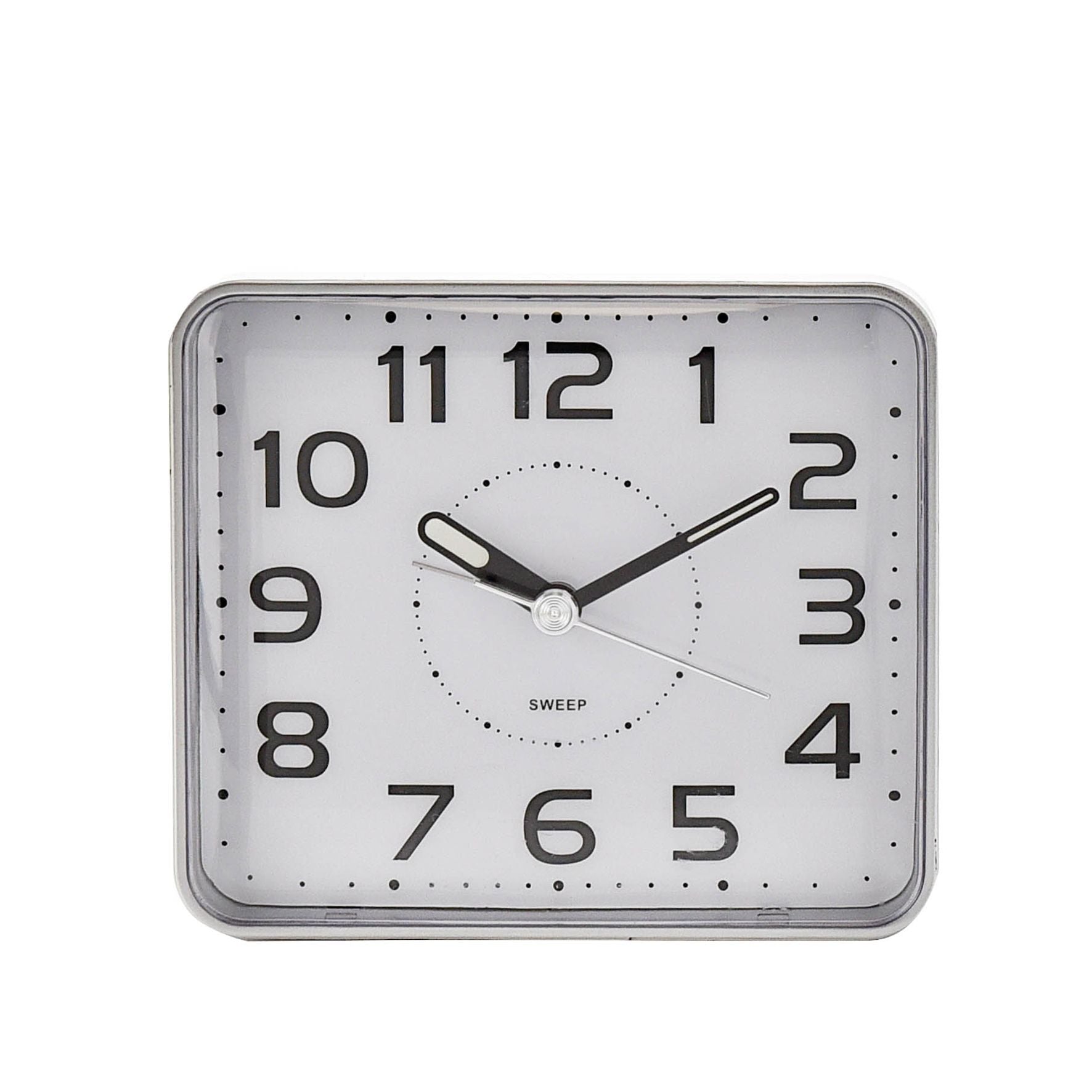 Hometime Black Alarm Clock - Dual Indicating Light System