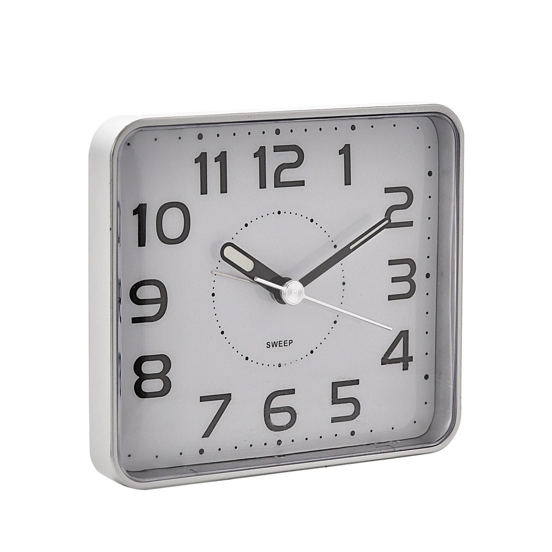 Hometime Black Alarm Clock - Dual Indicating Light System