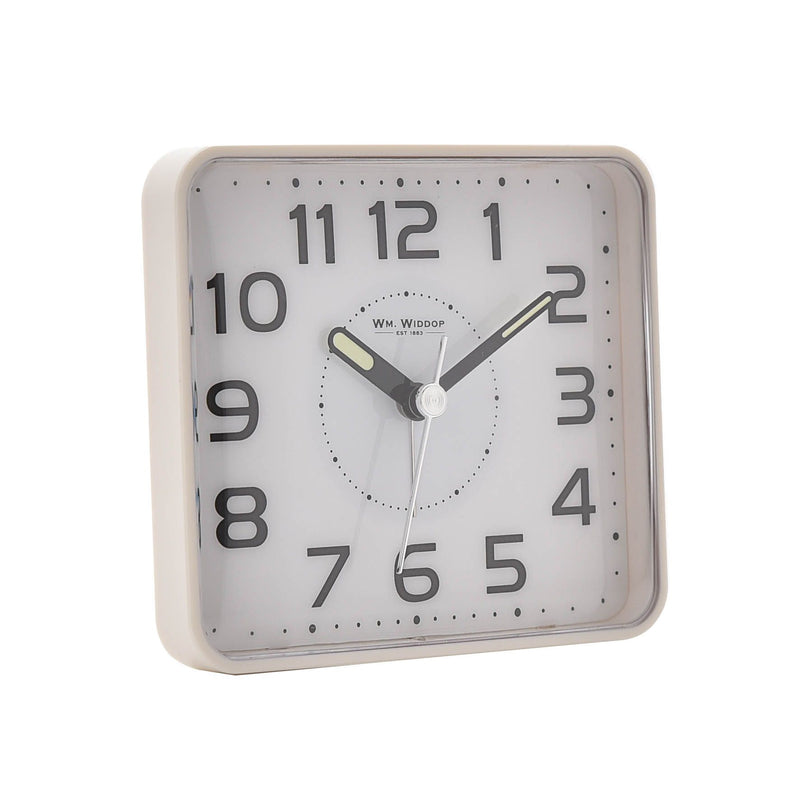 Hometime White Alarm Clock - Dual Indicating Light System