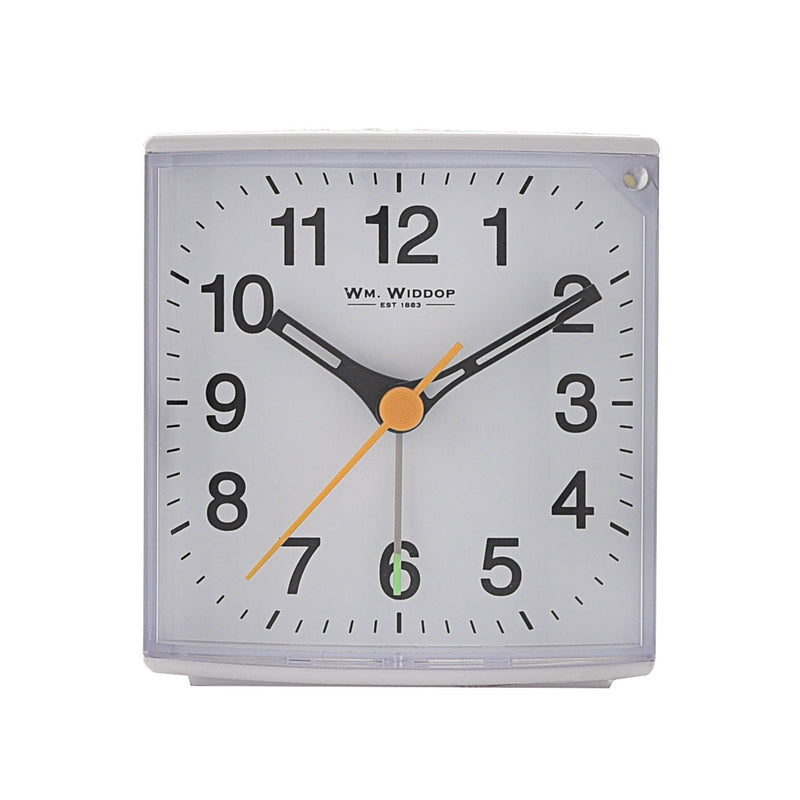 Hometime Alarm Clock Light, Snooze, Silent Sweep - White