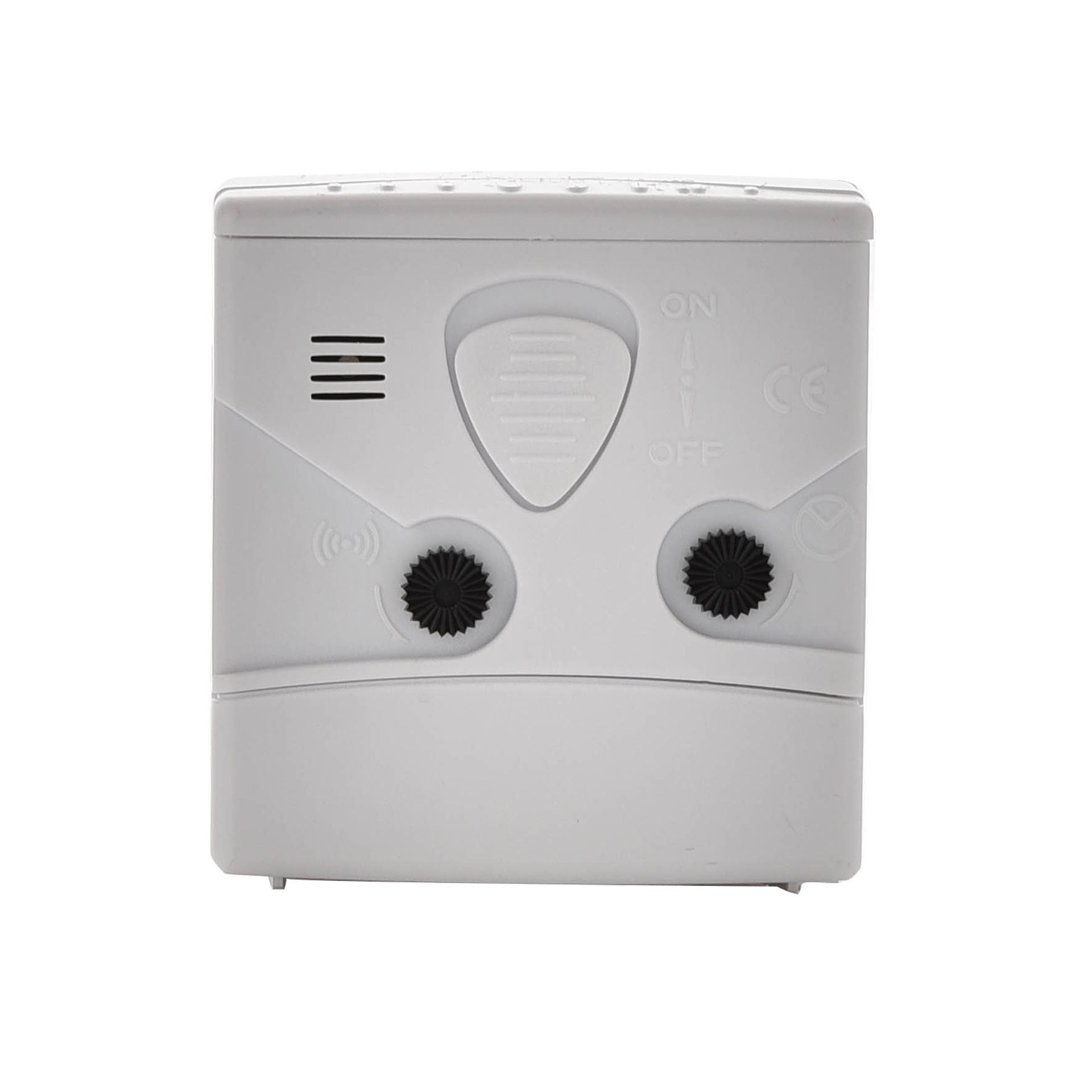 Hometime Alarm Clock Light, Snooze, Silent Sweep - White