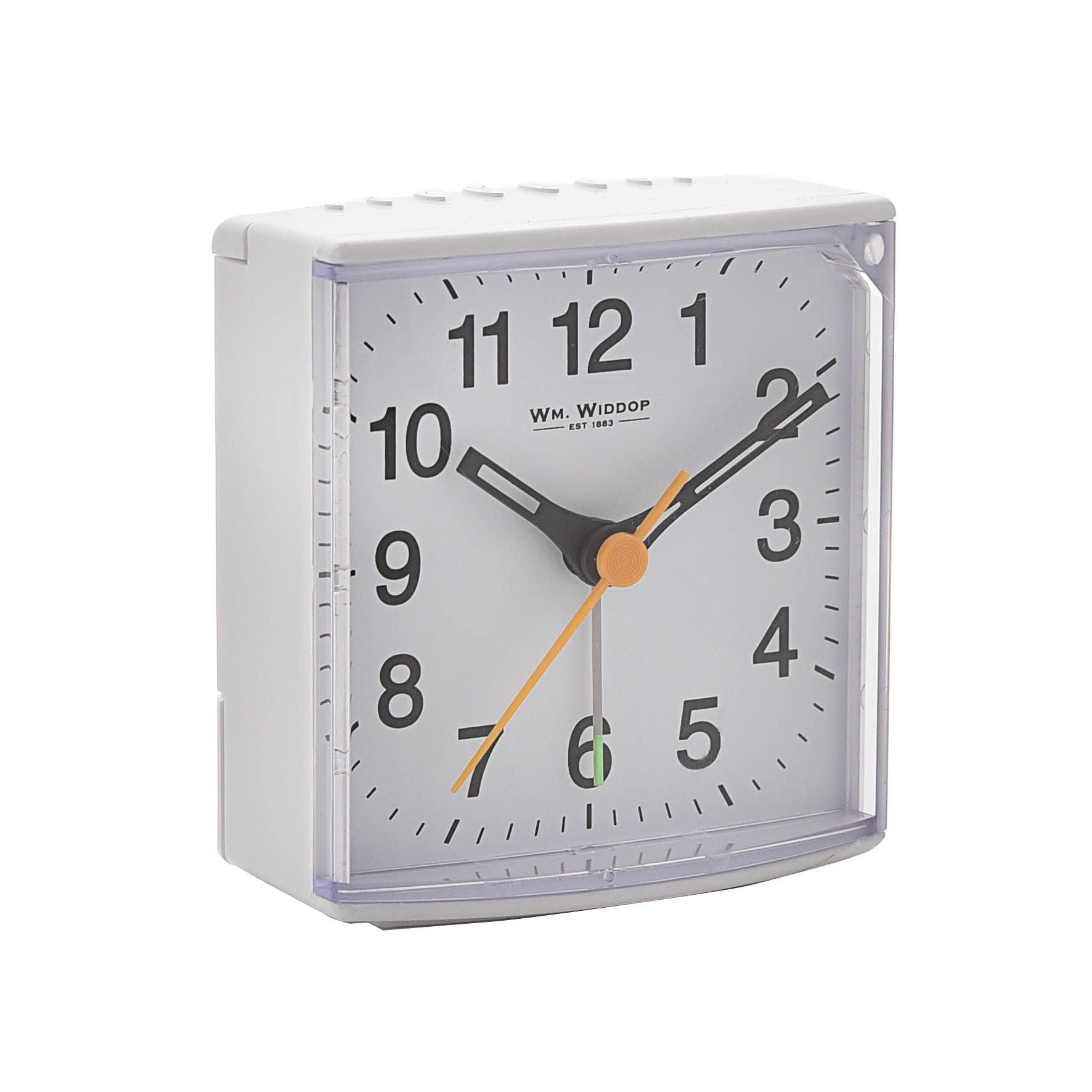 Hometime Alarm Clock Light, Snooze, Silent Sweep - White