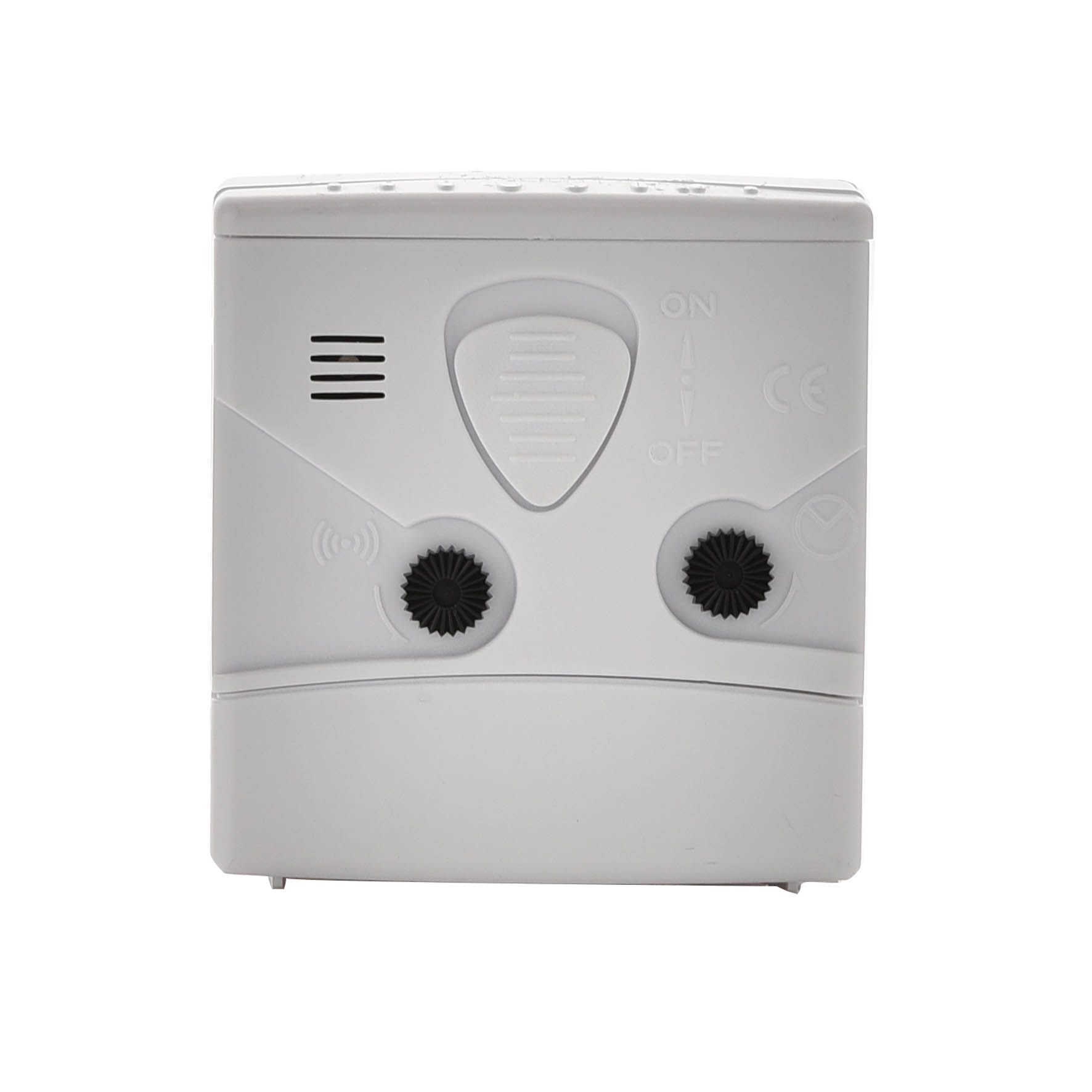 Hometime Alarm Clock Light, Snooze, Silent Sweep - White