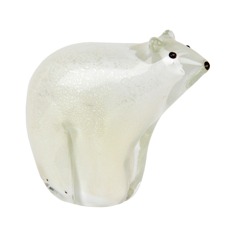 Objets d'art Glass Figurine - Polar Bear