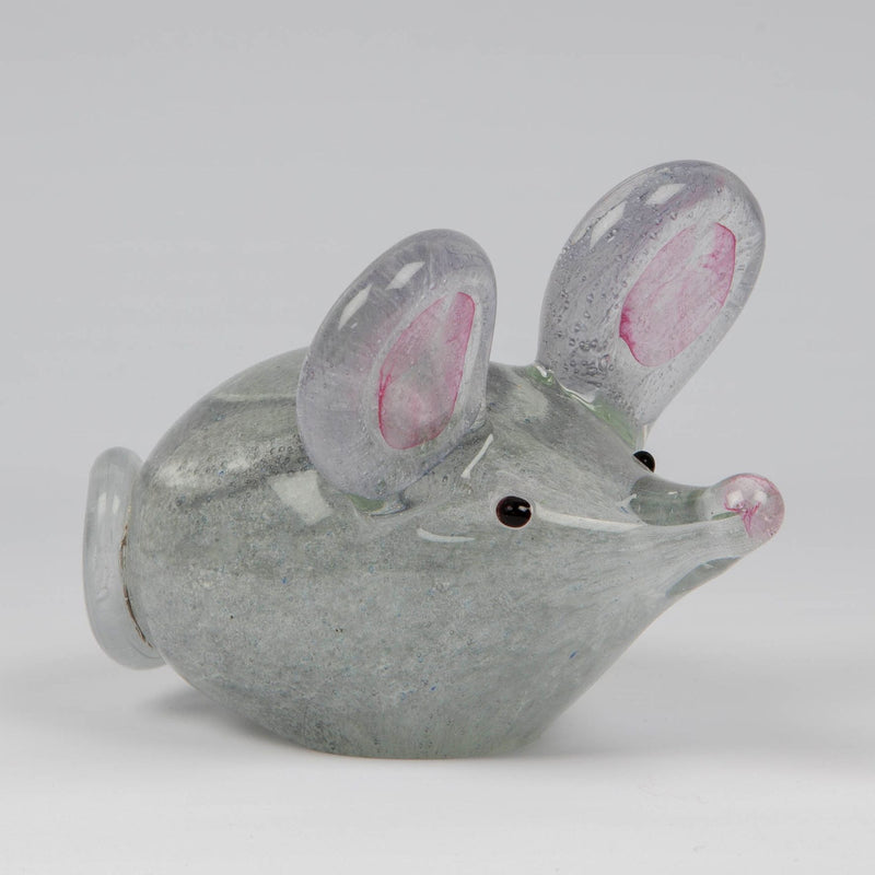 Objets dArt Glass Figurine Mouse