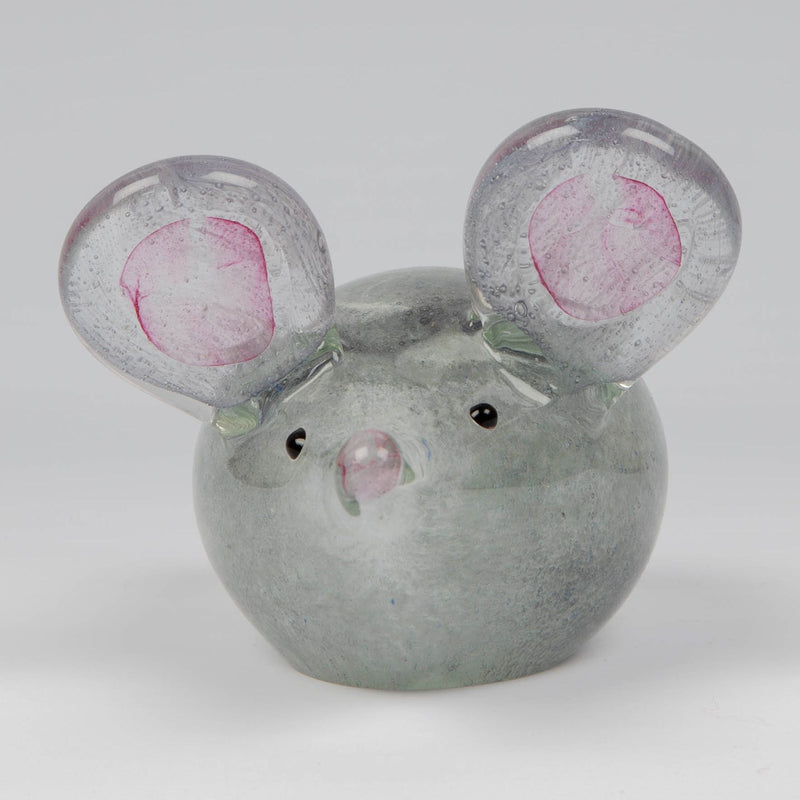 Objets dArt Glass Figurine Mouse