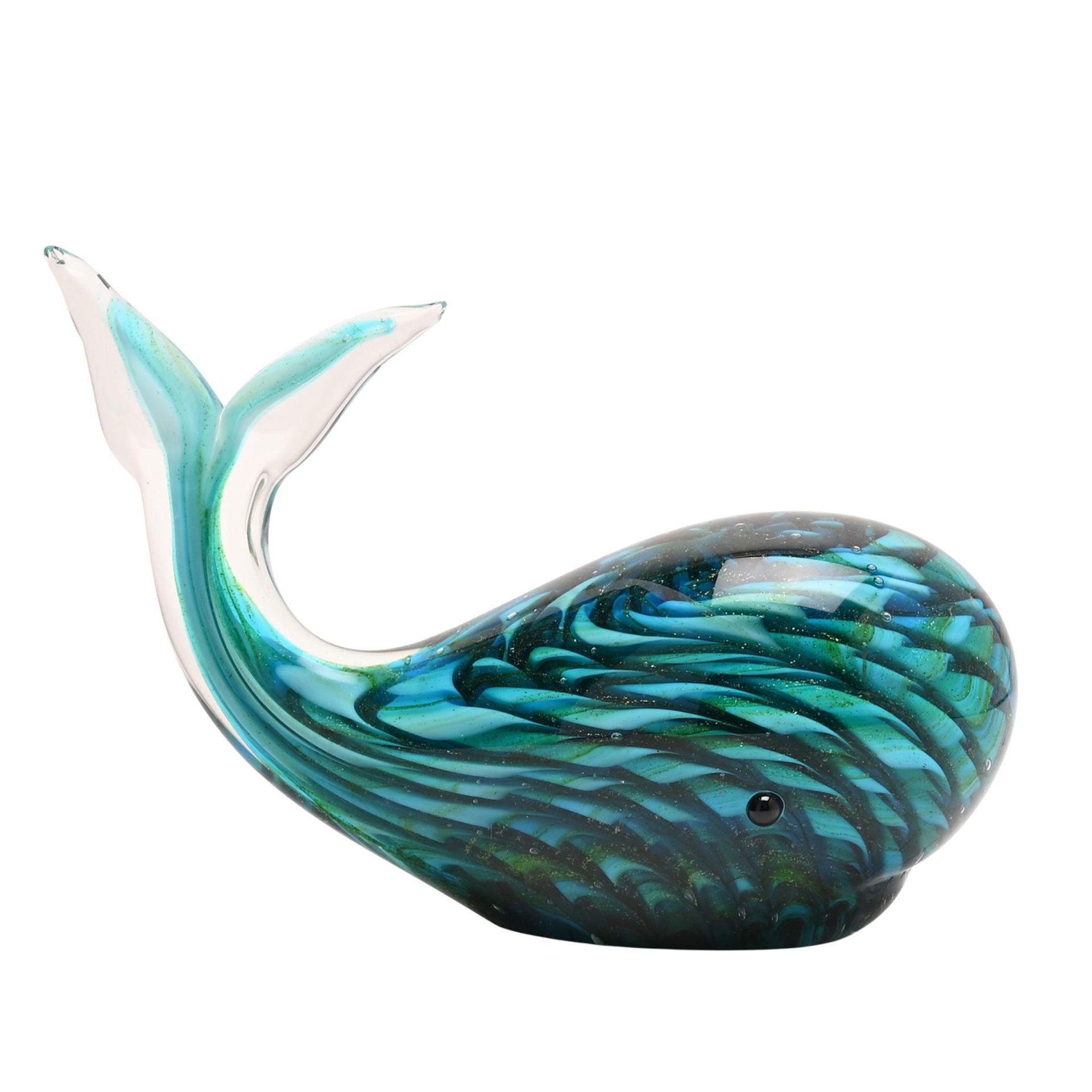 Objets d'art Glass Figurine - Whale