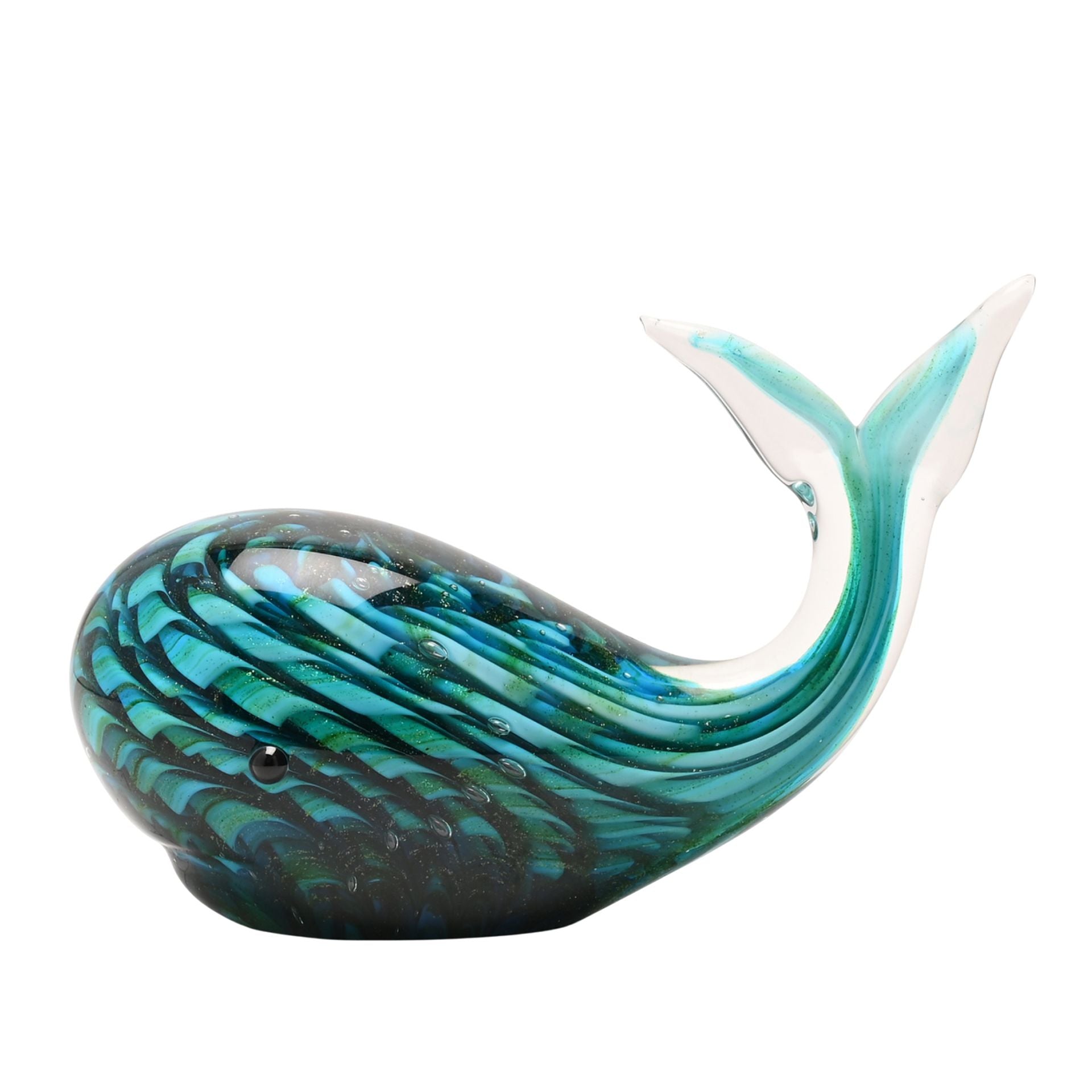 Objets d'art Glass Figurine - Whale