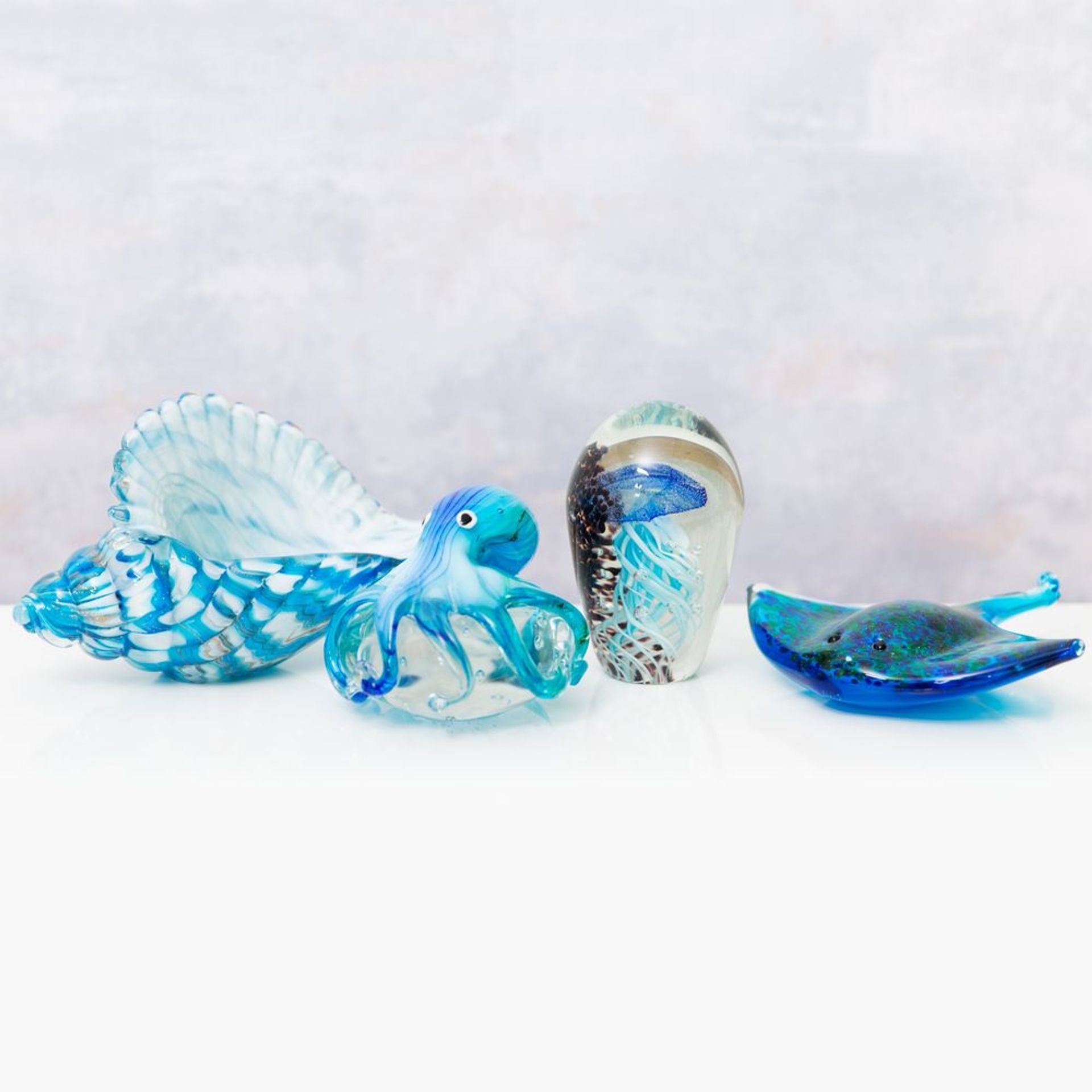 Objets d'art Glass Figurine - Stingray