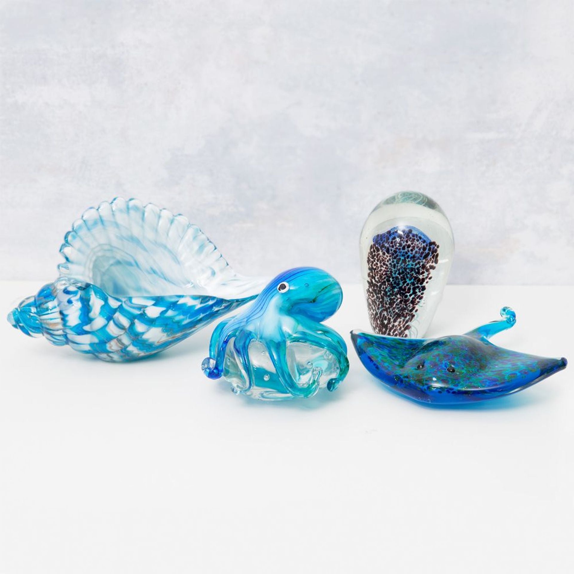Objets d'art Glass Figurine - Stingray