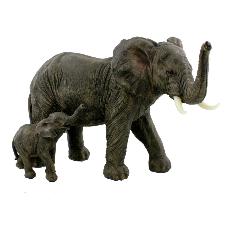 Naturecraft Collection Mother & Baby Elephant 20cm