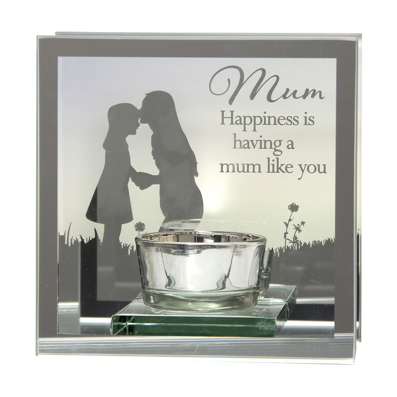 Reflections Of The Heart Mirror Tea Light - Mum