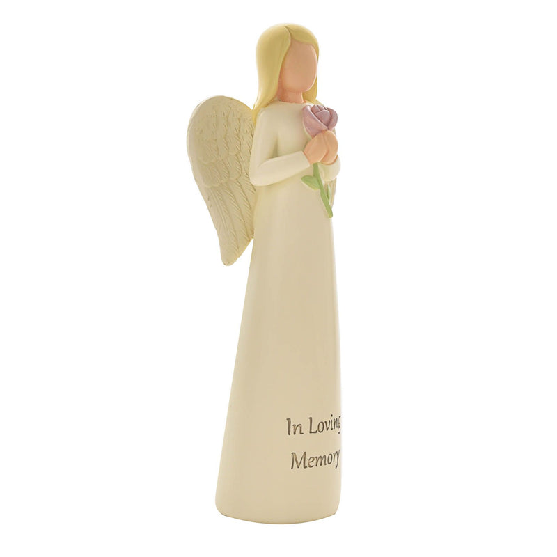 Thoughts Of You Angel Figurine - In Loving Memory