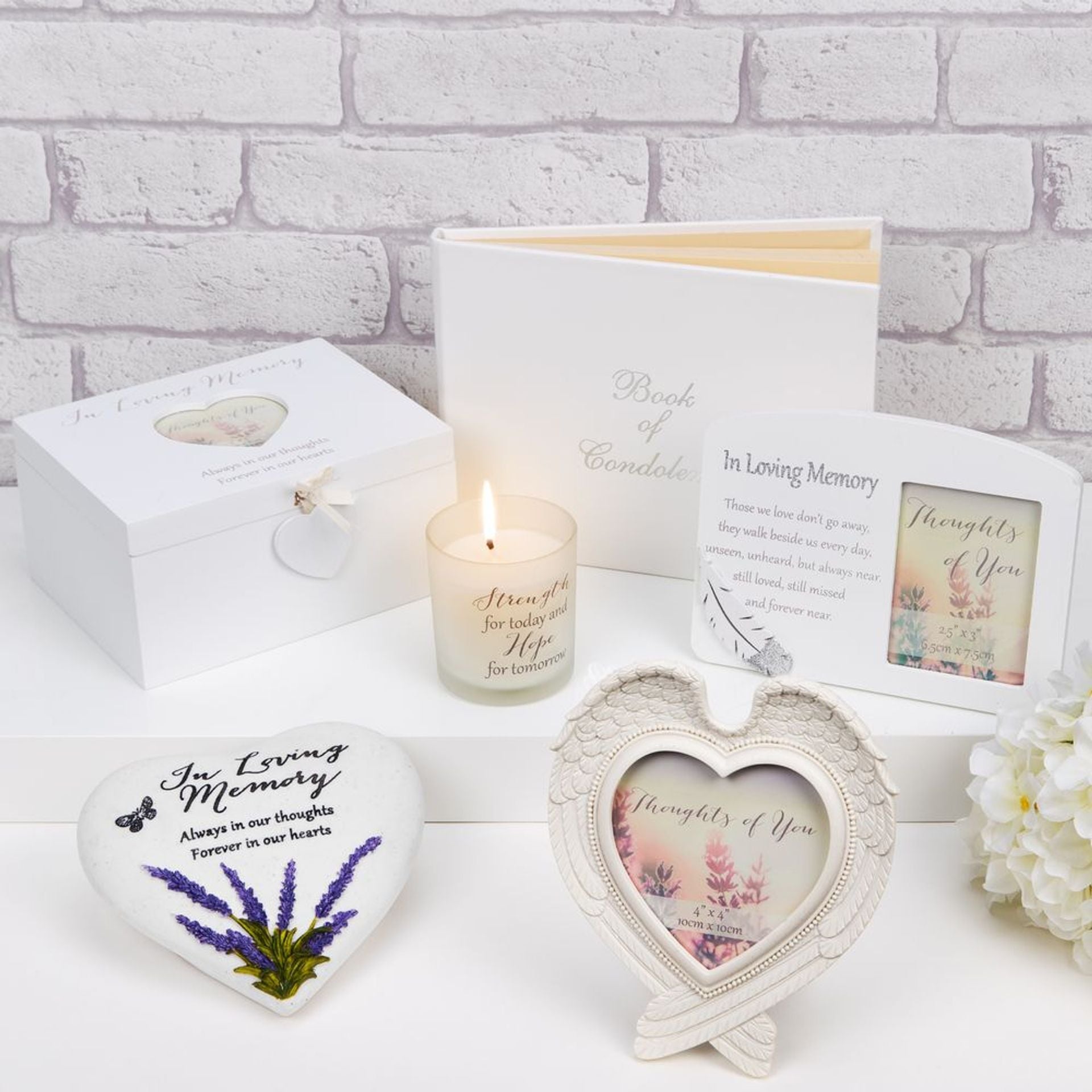 Thoughts Of You Heart Stone / Lavender - Mum