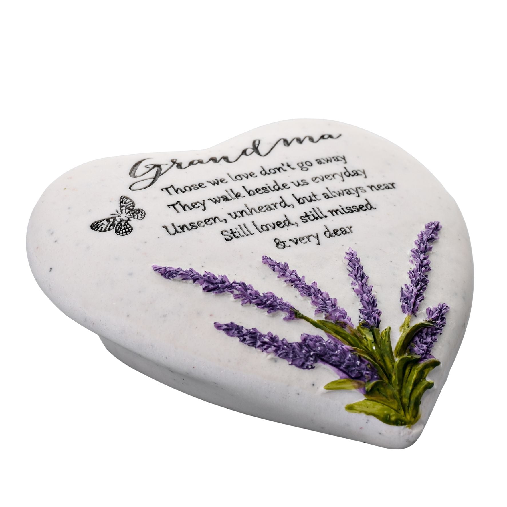 Thoughts Of You Heart Stone / Lavender - Grandma