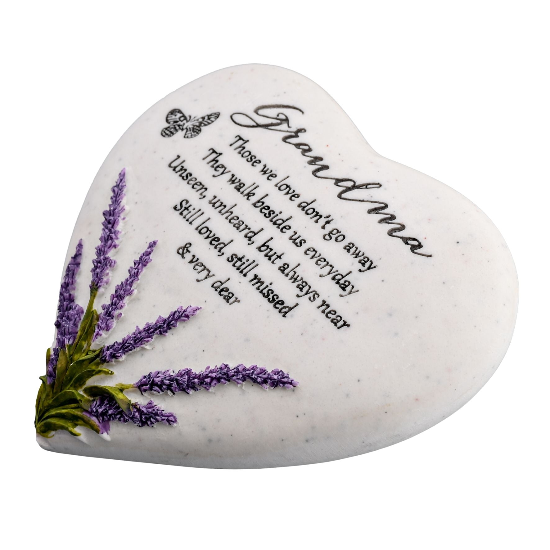 Thoughts Of You Heart Stone / Lavender - Grandma