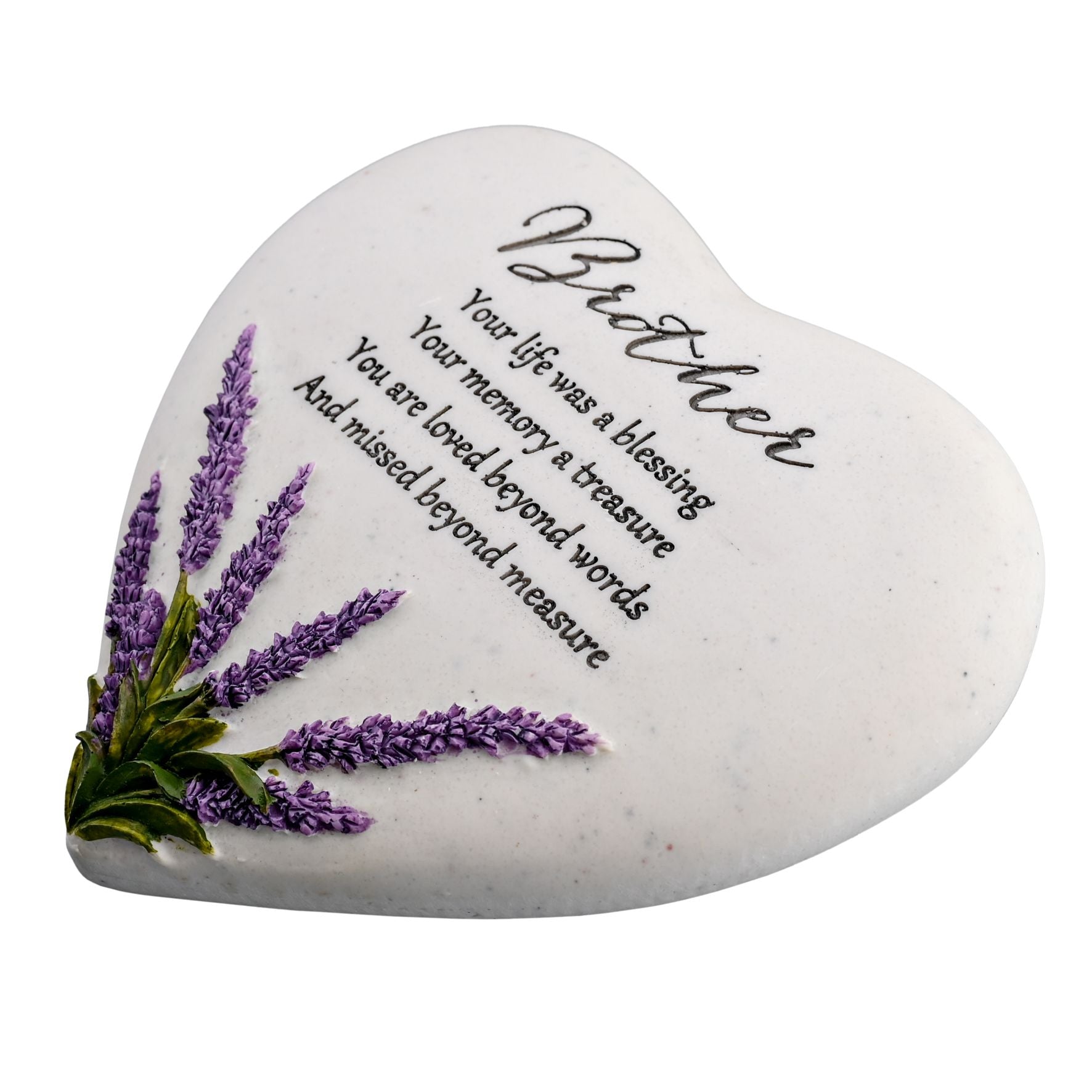 Thoughts Of You Heart Stone / Lavender - Brother
