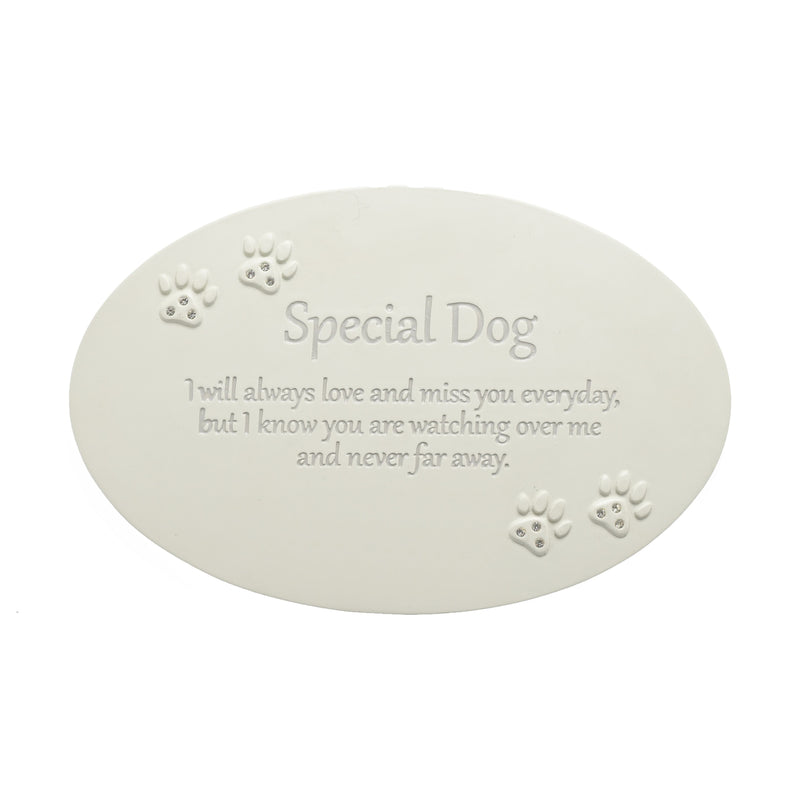 Thoughts of You Resin Memorial Plaque - Dog