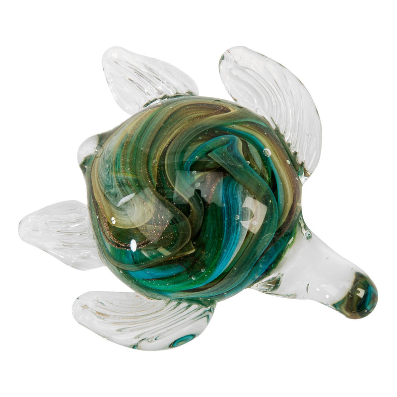 Objets d'art Glass Figurine - Turtle