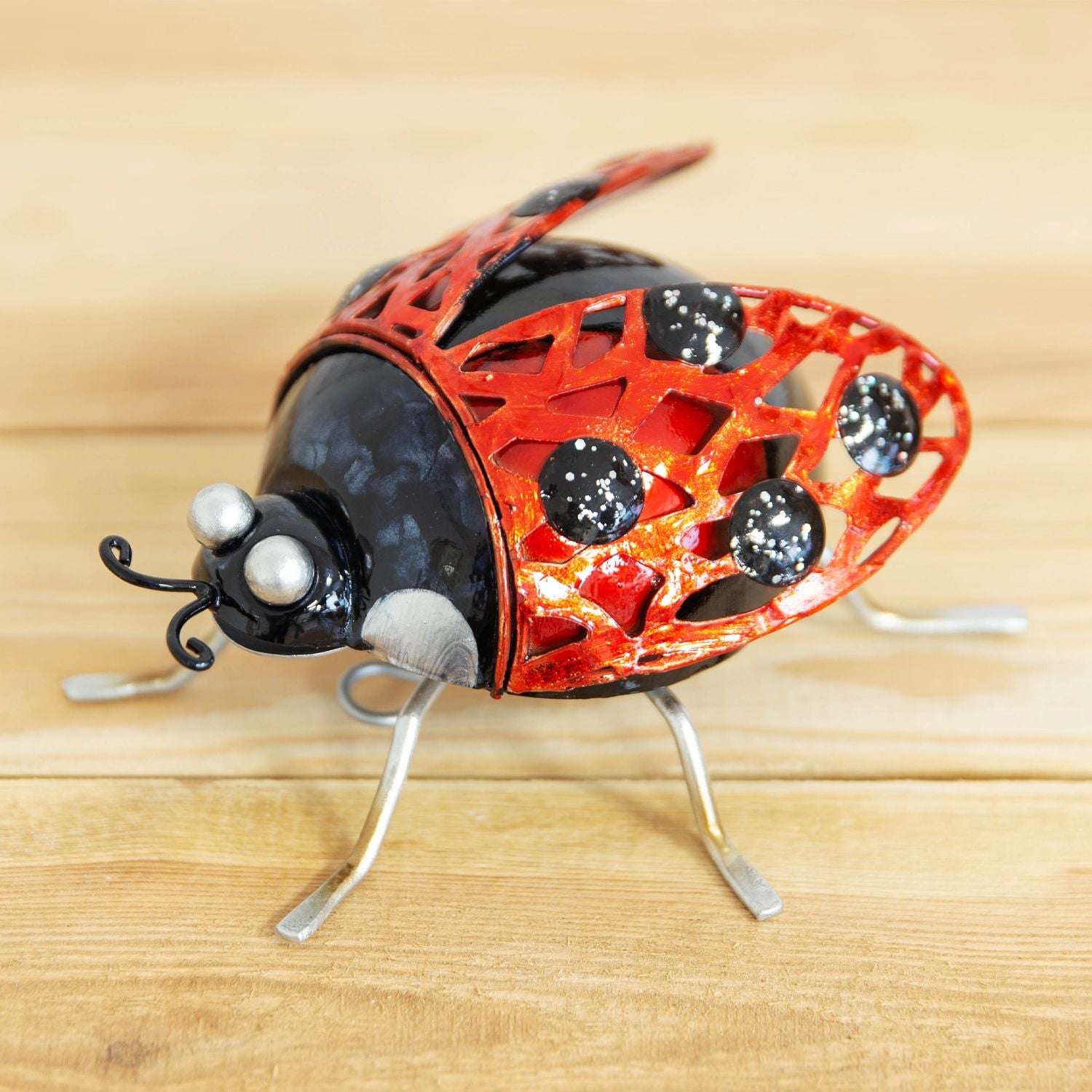 Country Living Hand Painted Metal Ladybird