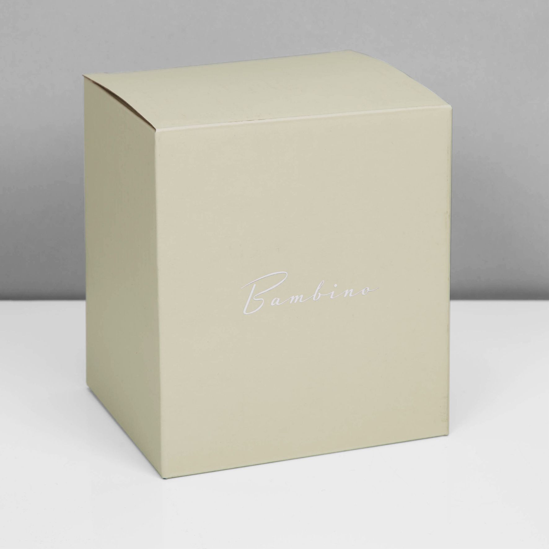 Bambino Silver Plated Money Box - Cube A B C