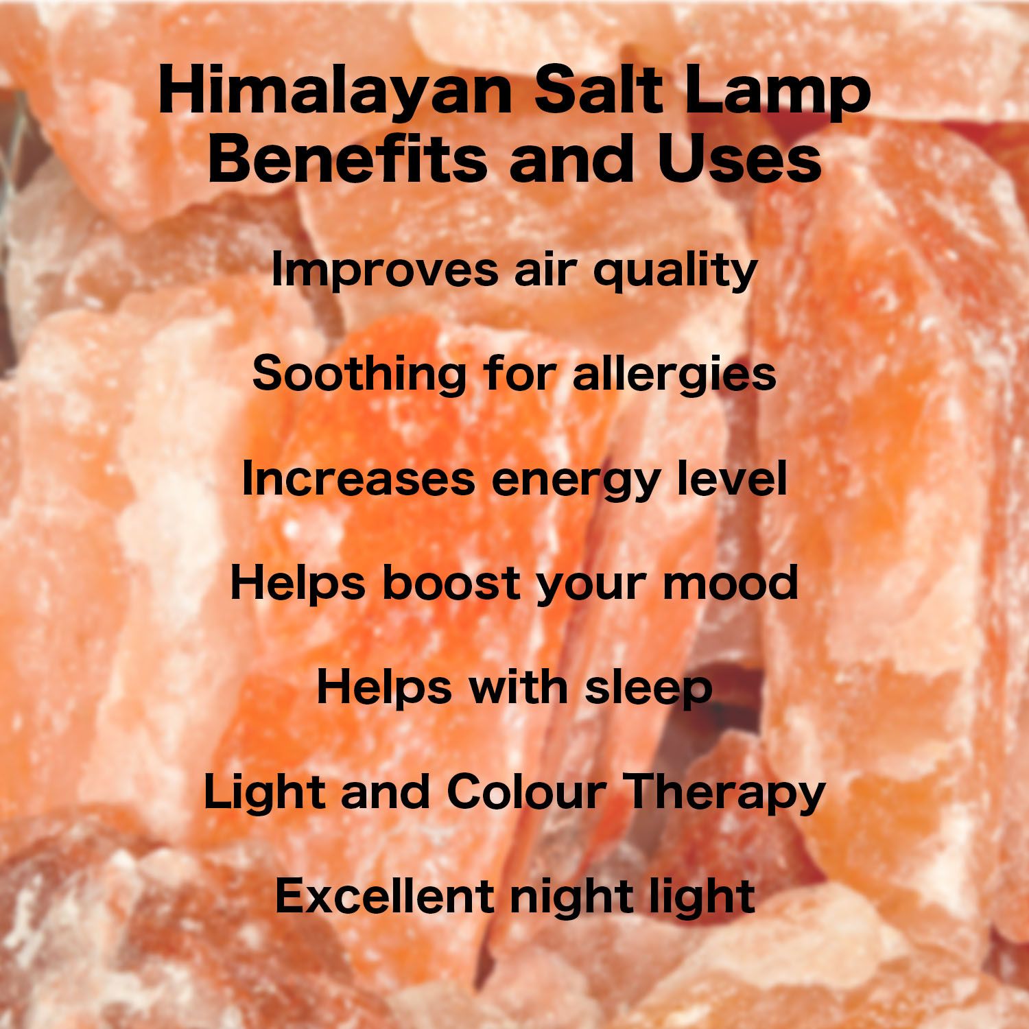 Himalayan Rock Salt Lamp 4 - 6 Kilo