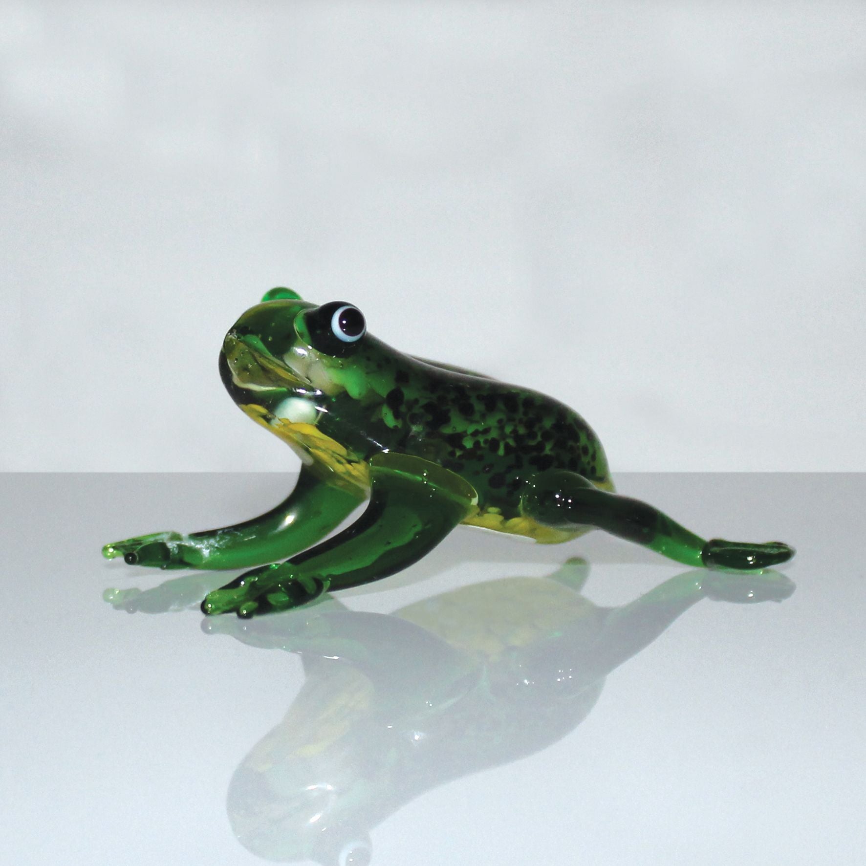 Objets d'art Miniature Glass Figurine - Frog