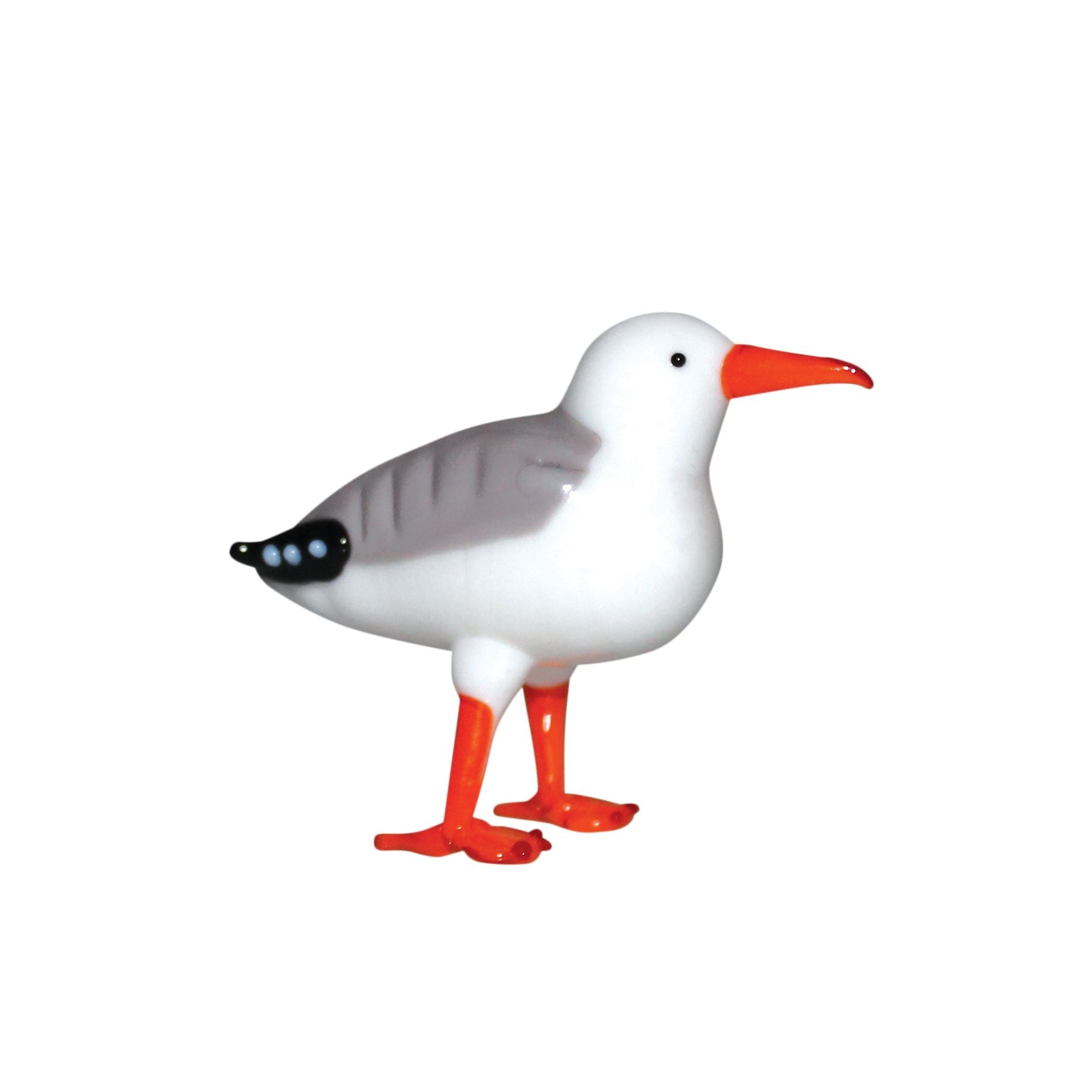 Objets d'art Miniature Glass Figurine - Seagull