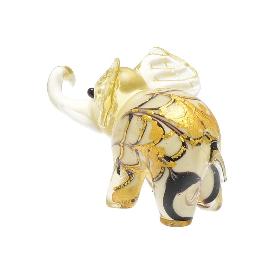 Objets d'art Miniature Glass Figurine - Elephant