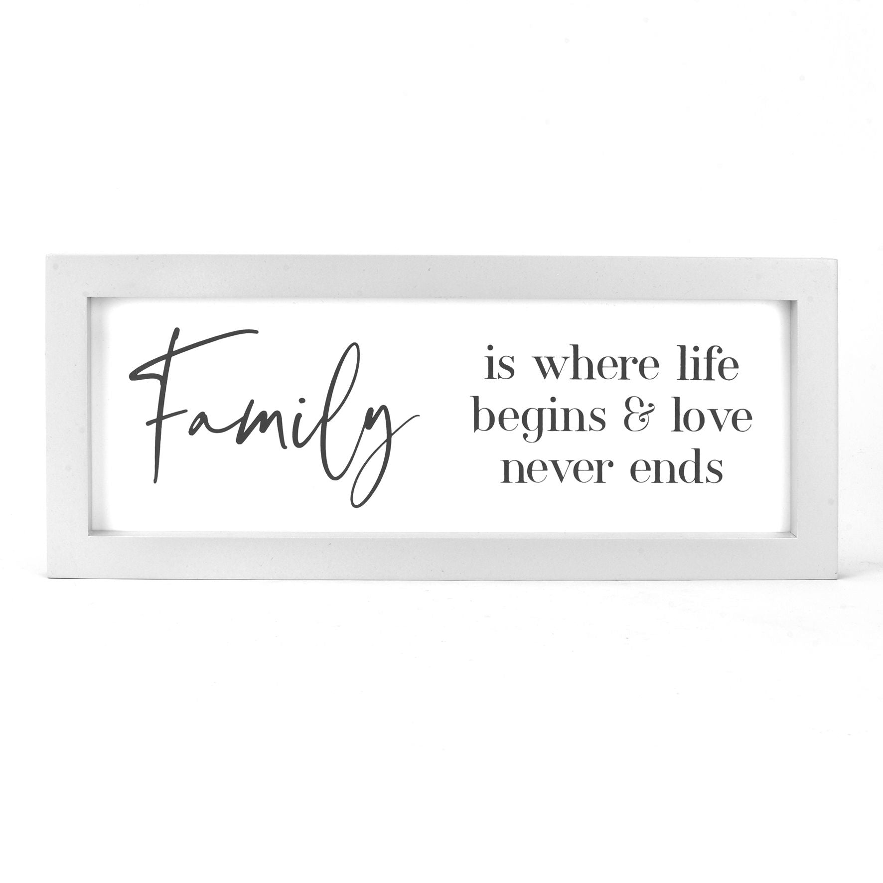 Moments Wall Plaque - Family 40cm