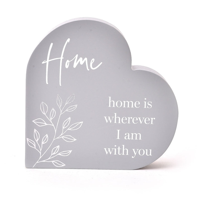 Moments Heart Plaque - Home