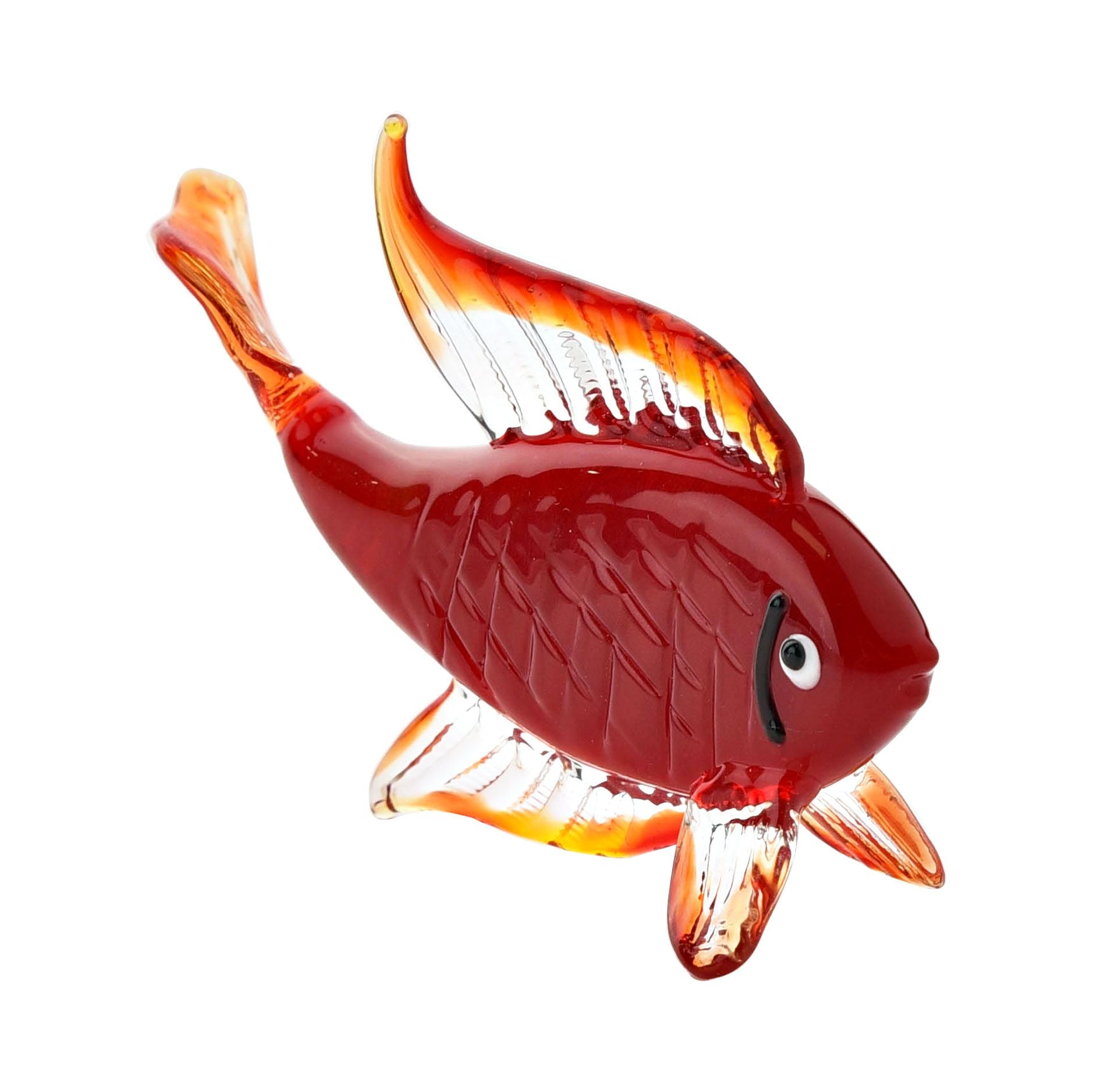 Objets d'art Miniature Glass Figurine - Fish