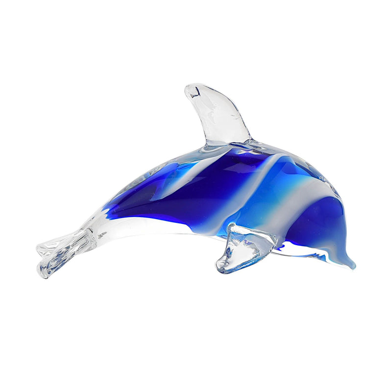Objets d'art Glass Figurine - Dolphin
