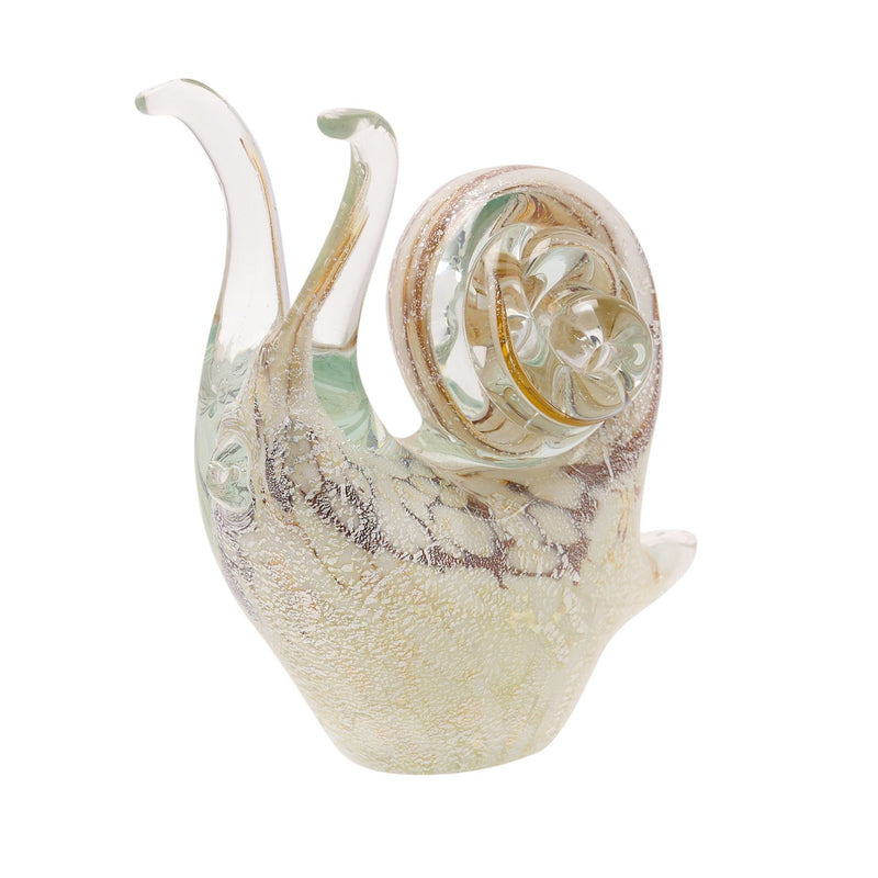 Objets dArt Glass Figurine - Snail